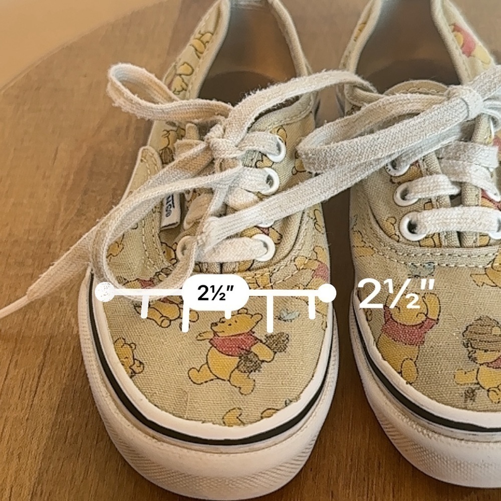 VANS Winnie the Pooh Kids Sneakers Size 13 Honey Pot Toddlers Runners Shoes - Picture 14 of 16